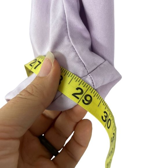 Lane Bryant Purple Long Sleeve Lyocell Button Up Top 22 - Picture 9 of 9